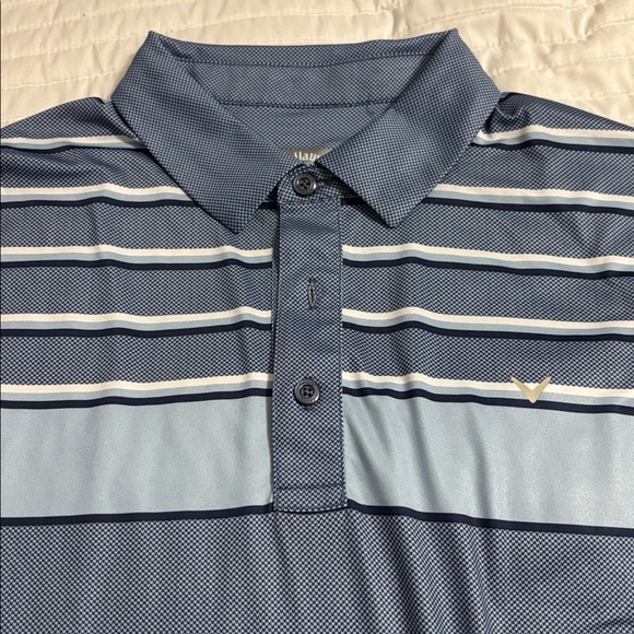 Callaway Navy and White Patterned Golf Polo - Picture 4 of 4